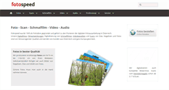 Desktop Screenshot of fotospeed.at